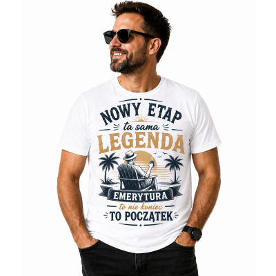 KOSZULKA NA EMERYTURĘ NOWY ETAP